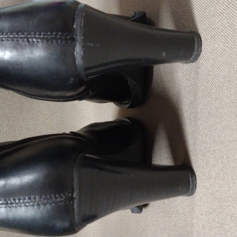 Harley-Davidson black leather boots 8 - Picture 7 of 14
